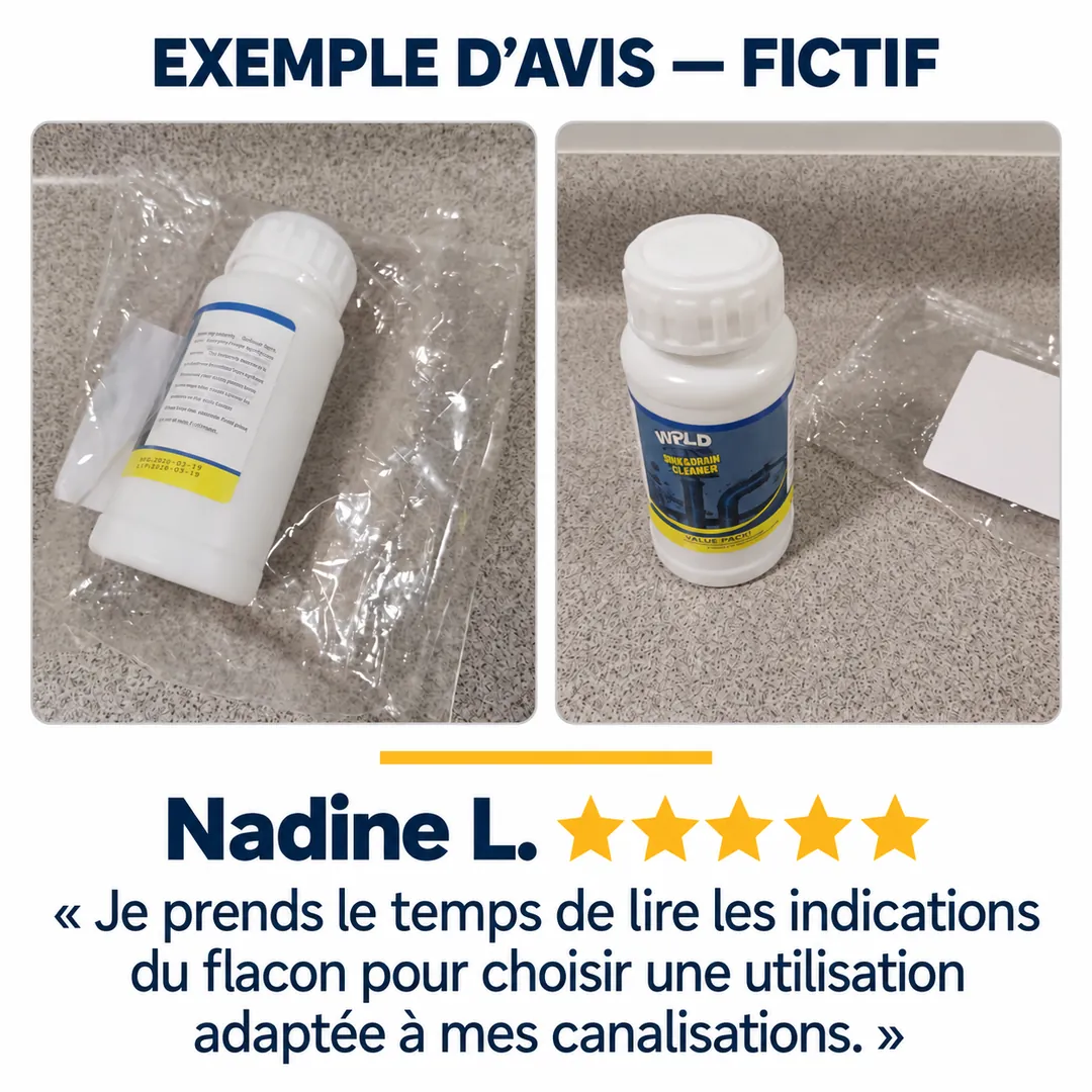 مثال تقييم خيالي — Nadine L. — 5 نجوم، صورة المنتج